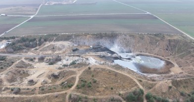 Widok wyrobiska z góry