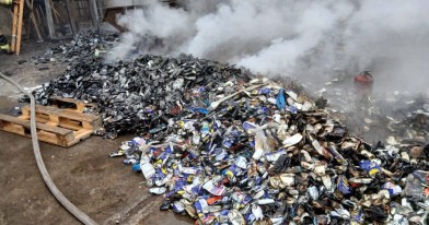 Palące się odpady